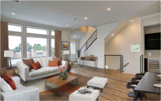virtually staged room