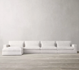 white restoration hardware sofa used in virtual staging